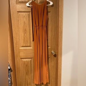 Elegant Orange Jump Suit